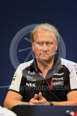 World © Octane Photographic Ltd. F1 Belgian GP FIA Personnel Press Conference, Spa-Francorchamps, Belgium. Friday 26th August 2016. Robert Fernley- Sahara Force India Deputy Team Principal. Digital Ref : 1684LB1D7756
