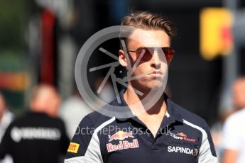 World © Octane Photographic Ltd. Scuderia Toro Rosso STR11 – Daniil Kvyat. Thursday 25th August 2016, F1 Belgian GP Paddock, Spa-Francorchamps, Belgium. Digital Ref : 1677LB1D5395