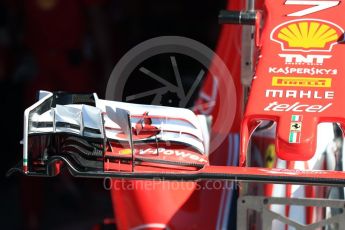 World © Octane Photographic Ltd. Scuderia Ferrari SF16-H. Thursday 25th August 2016, F1 Belgian GP Pit Lane, Spa-Francorchamps, Belgium. Digital Ref : 1677LB1D5455