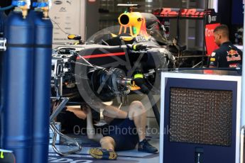 World © Octane Photographic Ltd. Red Bull Racing RB12. Thursday 25th August 2016, F1 Belgian GP Pit Lane, Spa-Francorchamps, Belgium. Digital Ref : 1677LB1D5490