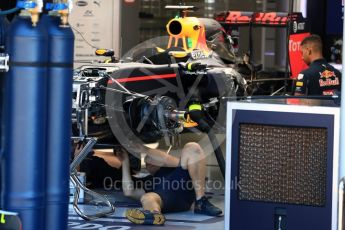 World © Octane Photographic Ltd. Red Bull Racing RB12. Thursday 25th August 2016, F1 Belgian GP Pit Lane, Spa-Francorchamps, Belgium. Digital Ref : 1677LB1D5490