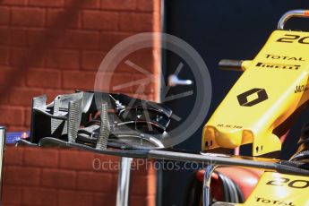 World © Octane Photographic Ltd. Renault Sport F1 Team RS16. Thursday 25th August 2016, F1 Belgian GP Pit Lane, Spa-Francorchamps, Belgium. Digital Ref : 1677LB1D5534