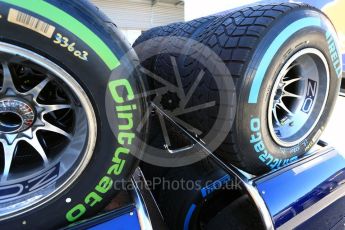 World © Octane Photographic Ltd. Red Bull Racing tyres. Thursday 25th August 2016, F1 Belgian GP Pit Lane, Spa-Francorchamps, Belgium. Digital Ref : 1677LB2D3294