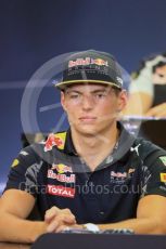 World © Octane Photographic Ltd. F1 Belgian GP FIA Drivers’ Press Conference, Spa-Francorchamps, Belgium. Thursday 25th August 2016. Red Bull Racing – Max Verstappen. Digital Ref : 1678LB1D5722