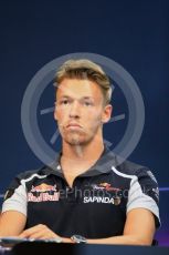 World © Octane Photographic Ltd. F1 Belgian GP FIA Drivers’ Press Conference, Spa-Francorchamps, Belgium. Thursday 25th August 2016. Scuderia Toro Rosso – Daniil Kvyat. Digital Ref : 1678LB1D5727