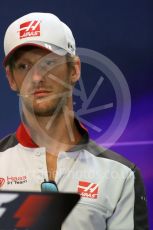 World © Octane Photographic Ltd. F1 Belgian GP FIA Drivers’ Press Conference, Spa-Francorchamps, Belgium. Thursday 25th August 2016. Haas F1 Team – Romain Grosjean. Digital Ref : 1678LB1D5733