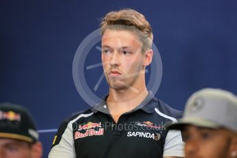 World © Octane Photographic Ltd. F1 Belgian GP FIA Drivers’ Press Conference, Spa-Francorchamps, Belgium. Thursday 25th August 2016. Scuderia Toro Rosso – Daniil Kvyat. Digital Ref : 1678LB1D5941