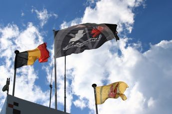 World © Octane Photographic Ltd. Saturday 27th August 2016, Formula 1 flag, Spa-Francorchamps, Belgium. Digital Ref : 1682LB1D0560