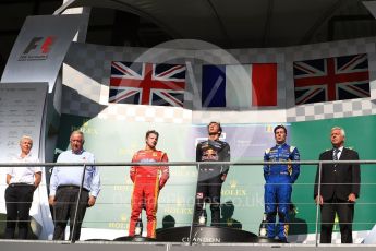 World © Octane Photographic Ltd. Prema Racing - GP2/11 – Pierre Gasly, Racing Engineering - GP2/11 – Jordan King and DAMS - GP2/11 – Alex Lynn. Saturday 27th August 2016, GP2 Race 1, Spa-Francorchamps, Belgium. Digital Ref : 1682LB1D0767