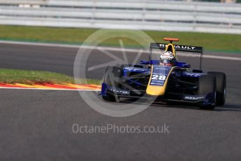 World © Octane Photographic Ltd. DAMS - GP3/16 – Kevin Joerg. Friday 26th August 2016, GP3 Practice, Spa-Francorchamps, Belgium. Digital Ref : 1685LB1D8423