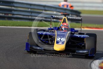 World © Octane Photographic Ltd. DAMS - GP3/16 – Santino Ferrucci. Friday 26th August 2016, GP3 Practice, Spa-Francorchamps, Belgium. Digital Ref : 1685LB1D8521