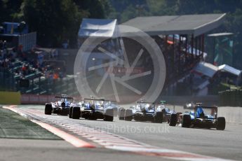 World © Octane Photographic Ltd. Grid goes around Turn 1. Sunday 28th August 2016, GP3 Race 2, Spa-Francorchamps, Belgium. Digital Ref : 1689LB1D1188