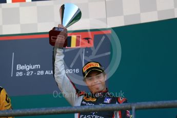 World © Octane Photographic Ltd. DAMS - GP3/16 – Santino Ferrucci. Sunday 28th August 2016, GP3 Race 2, Spa-Francorchamps, Belgium. Digital Ref : 1689LB2D4373