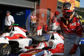 World © Octane Photographic Ltd. ART Grand Prix – GP3/16 – Charles Leclerc. Saturday 27th August 2016, GP3 Race 1, Spa-Francorchamps, Belgium. Digital Ref : 1683LB2D4263