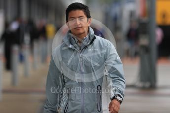 World © Octane Photographic Ltd. Manor Racing MRT05 – Rio Haryanto. Sunday 10th July 2016, F1 British GP Drivers Parade, Silverstone, UK. Digital Ref :