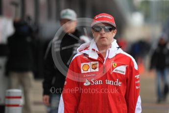 World © Octane Photographic Ltd. Scuderia Ferrari SF16-H – Kimi Raikkonen. Sunday 10th July 2016, F1 British GP Drivers Parade, Silverstone, UK. Digital Ref :