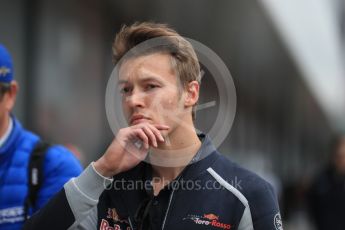 World © Octane Photographic Ltd. Scuderia Toro Rosso STR11 – Daniil Kvyat. Sunday 10th July 2016, F1 British GP Drivers Parade, Silverstone, UK. Digital Ref :