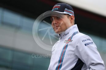 World © Octane Photographic Ltd. Williams Martini Racing, Williams Mercedes FW38 – Valtteri Bottas. Sunday 10th July 2016, F1 British GP Drivers Parade, Silverstone, UK. Digital Ref :
