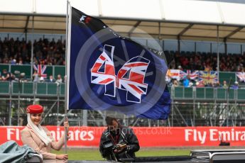 World © Octane Photographic Ltd. Mercedes AMG Petronas W07 Hybrid – Lewis Hamilton. Sunday 10th July 2016, F1 British GP Race Grid, Silverstone, UK. Digital Ref :