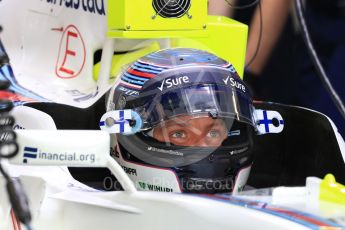 World © Octane Photographic Ltd. Williams Martini Racing, Williams Mercedes FW38 – Valtteri Bottas. Saturday 9th July 2016, F1 British GP Practice 3, Silverstone, UK. Digital Ref : 1625LB1D2971