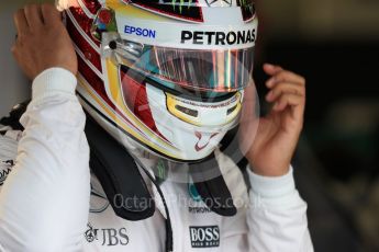 World © Octane Photographic Ltd. Mercedes AMG Petronas W07 Hybrid – Lewis Hamilton. Saturday 9th July 2016, F1 British GP Practice 3, Silverstone, UK. Digital Ref : 1625LB1D3022