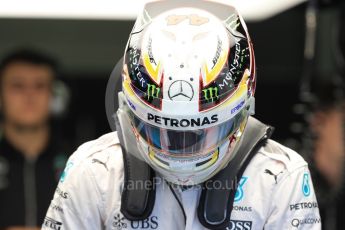 World © Octane Photographic Ltd. Mercedes AMG Petronas W07 Hybrid – Lewis Hamilton. Saturday 9th July 2016, F1 British GP Practice 3, Silverstone, UK. Digital Ref : 1625LB1D3041