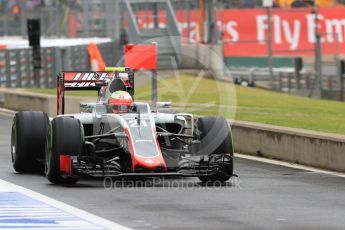 World © Octane Photographic Ltd. Haas F1 Team VF-16 - Esteban Gutierrez. Saturday 9th July 2016, F1 British GP Practice 3, Silverstone, UK. Digital Ref : 1625LB1D3059