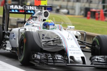 World © Octane Photographic Ltd. Williams Martini Racing, Williams Mercedes FW38 – Felipe Massa. Saturday 9th July 2016, F1 British GP Practice 3, Silverstone, UK. Digital Ref : 1625LB1D3078