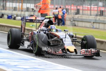 World © Octane Photographic Ltd. Scuderia Toro Rosso STR11 – Carlos Sainz. Saturday 9th July 2016, F1 British GP Practice 3, Silverstone, UK. Digital Ref : 1625LB1D3158