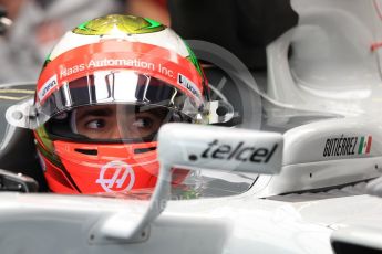 World © Octane Photographic Ltd. Haas F1 Team VF-16 - Esteban Gutierrez. Saturday 9th July 2016, F1 British GP Practice 3, Silverstone, UK. Digital Ref : 1625LB1D3298