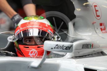 World © Octane Photographic Ltd. Haas F1 Team VF-16 - Esteban Gutierrez. Saturday 9th July 2016, F1 British GP Practice 3, Silverstone, UK. Digital Ref : 1625LB1D3302