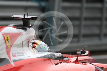 World © Octane Photographic Ltd. Scuderia Ferrari SF16-H – Sebastian Vettel. Saturday 9th July 2016, F1 British GP Practice 3, Silverstone, UK. Digital Ref : 1625LB1D3308
