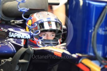 World © Octane Photographic Ltd. Scuderia Toro Rosso STR11 – Daniil Kvyat. Saturday 9th July 2016, F1 British GP Practice 3, Silverstone, UK. Digital Ref : 1625LB1D3369