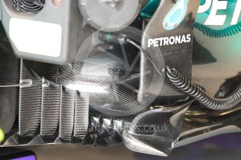 World © Octane Photographic Ltd. Mercedes AMG Petronas W07 Hybrid. Saturday 9th July 2016, F1 British GP Practice 3, Silverstone, UK. Digital Ref : 1625LB1D3437