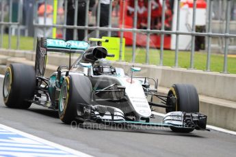 World © Octane Photographic Ltd. Mercedes AMG Petronas W07 Hybrid – Nico Rosberg. Saturday 9th July 2016, F1 British GP Practice 3, Silverstone, UK. Digital Ref : 1625LB1D3476