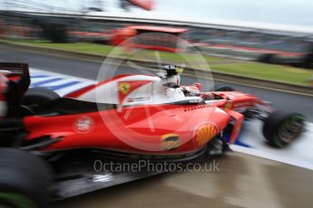 World © Octane Photographic Ltd. Scuderia Ferrari SF16-H – Kimi Raikkonen. Saturday 9th July 2016, F1 British GP Practice 3, Silverstone, UK. Digital Ref : 1625LB1D8272