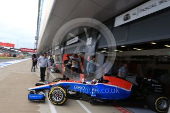 World © Octane Photographic Ltd. Manor Racing MRT05 - Pascal Wehrlein. Saturday 9th July 2016, F1 British GP Practice 3, Silverstone, UK. Digital Ref : 1625LB1D8330