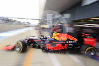 World © Octane Photographic Ltd. Red Bull Racing RB12 – Max Verstappen. Saturday 9th July 2016, F1 British GP Practice 3, Silverstone, UK. Digital Ref : 1625LB1D8349