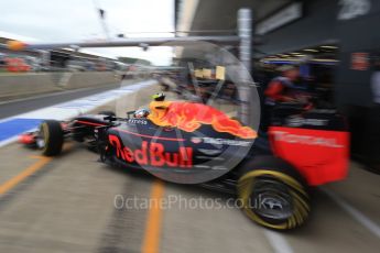 World © Octane Photographic Ltd. Red Bull Racing RB12 – Max Verstappen. Saturday 9th July 2016, F1 British GP Practice 3, Silverstone, UK. Digital Ref : 1625LB1D8351