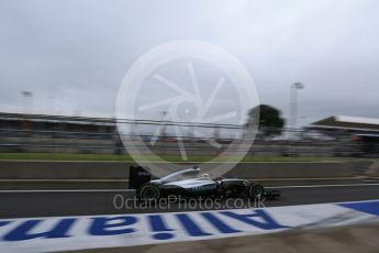 World © Octane Photographic Ltd. Mercedes AMG Petronas W07 Hybrid – Lewis Hamilton. Saturday 9th July 2016, F1 British GP Practice 3, Silverstone, UK. Digital Ref : 1625LB1D8358