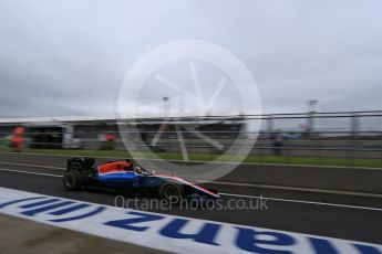 World © Octane Photographic Ltd. Manor Racing MRT05 - Pascal Wehrlein. Saturday 9th July 2016, F1 British GP Practice 3, Silverstone, UK. Digital Ref : 1625LB1D8372