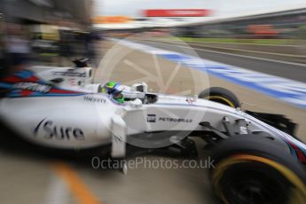 World © Octane Photographic Ltd. Williams Martini Racing, Williams Mercedes FW38 – Felipe Massa. Saturday 9th July 2016, F1 British GP Practice 3, Silverstone, UK. Digital Ref : 1625LB1D8394