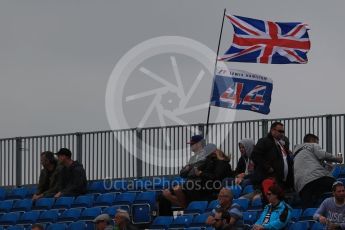 World © Octane Photographic Ltd. Fans of Lewis Hamilton. Saturday 9th July 2016, F1 British GP Qualifying, Silverstone, UK. Digital Ref : 1626LB1D3614