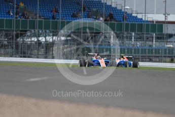 World © Octane Photographic Ltd. Manor Racing MRT05 - Pascal Wehrlein. Saturday 9th July 2016, F1 British GP Qualifying, Silverstone, UK. Digital Ref : 1626LB1D3632