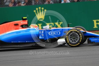 World © Octane Photographic Ltd. Manor Racing MRT05 – Rio Haryanto. Saturday 9th July 2016, F1 British GP Qualifying, Silverstone, UK. Digital Ref : 1626LB1D3651