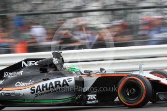 World © Octane Photographic Ltd. Sahara Force India VJM09 - Nico Hulkenberg. Saturday 9th July 2016, F1 British GP Qualifying, Silverstone, UK. Digital Ref : 1626LB1D3694