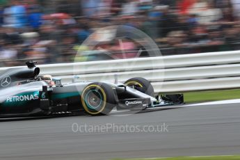 World © Octane Photographic Ltd. Mercedes AMG Petronas W07 Hybrid – Lewis Hamilton. Saturday 9th July 2016, F1 British GP Qualifying, Silverstone, UK. Digital Ref : 1626LB1D3745