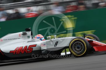 World © Octane Photographic Ltd. Haas F1 Team VF-16 – Romain Grosjean. Saturday 9th July 2016, F1 British GP Qualifying, Silverstone, UK. Digital Ref : 1626LB1D3750