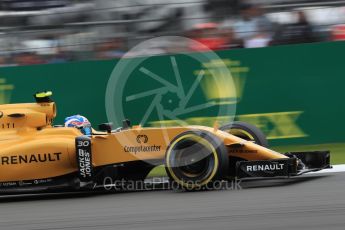 World © Octane Photographic Ltd. Renault Sport F1 Team RS16 – Jolyon Palmer. Saturday 9th July 2016, F1 British GP Qualifying, Silverstone, UK. Digital Ref : 1626LB1D3755