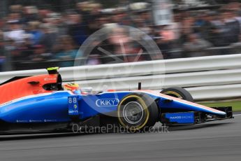 World © Octane Photographic Ltd. Manor Racing MRT05 – Rio Haryanto. Saturday 9th July 2016, F1 British GP Qualifying, Silverstone, UK. Digital Ref : 1626LB1D3771